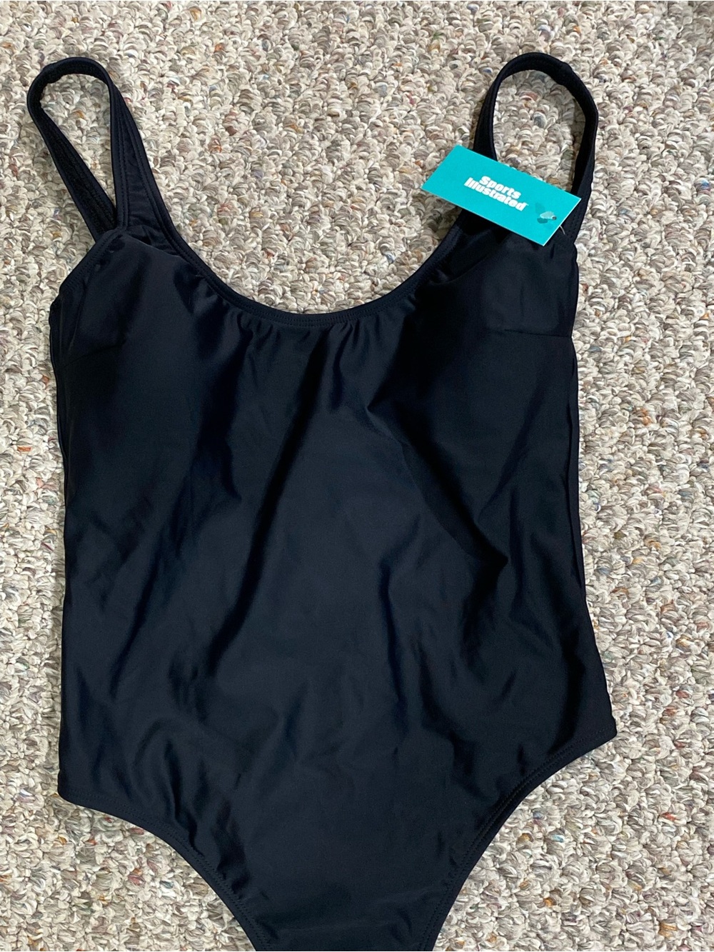 Sports Illustrated Swim Black One-Piece Swimsuit
